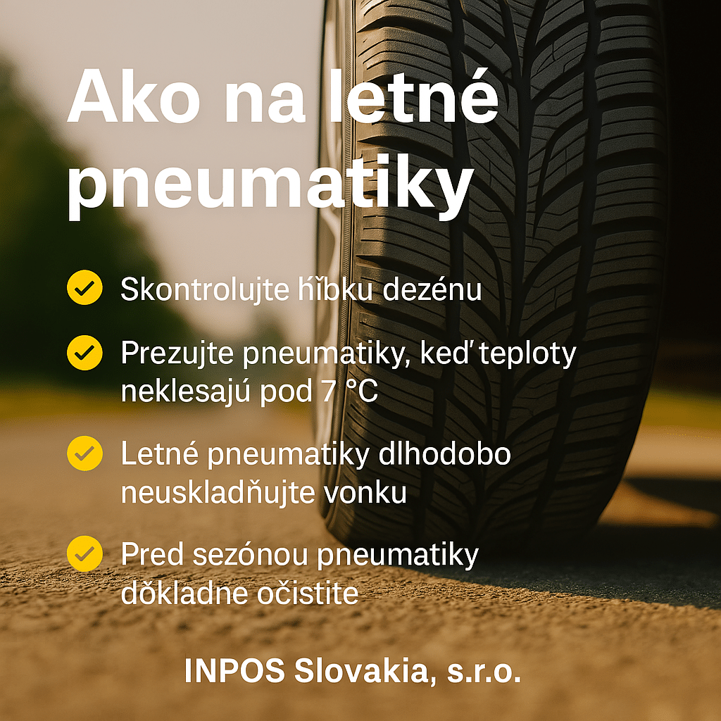 Príprava letných pneumatík pred sezónou