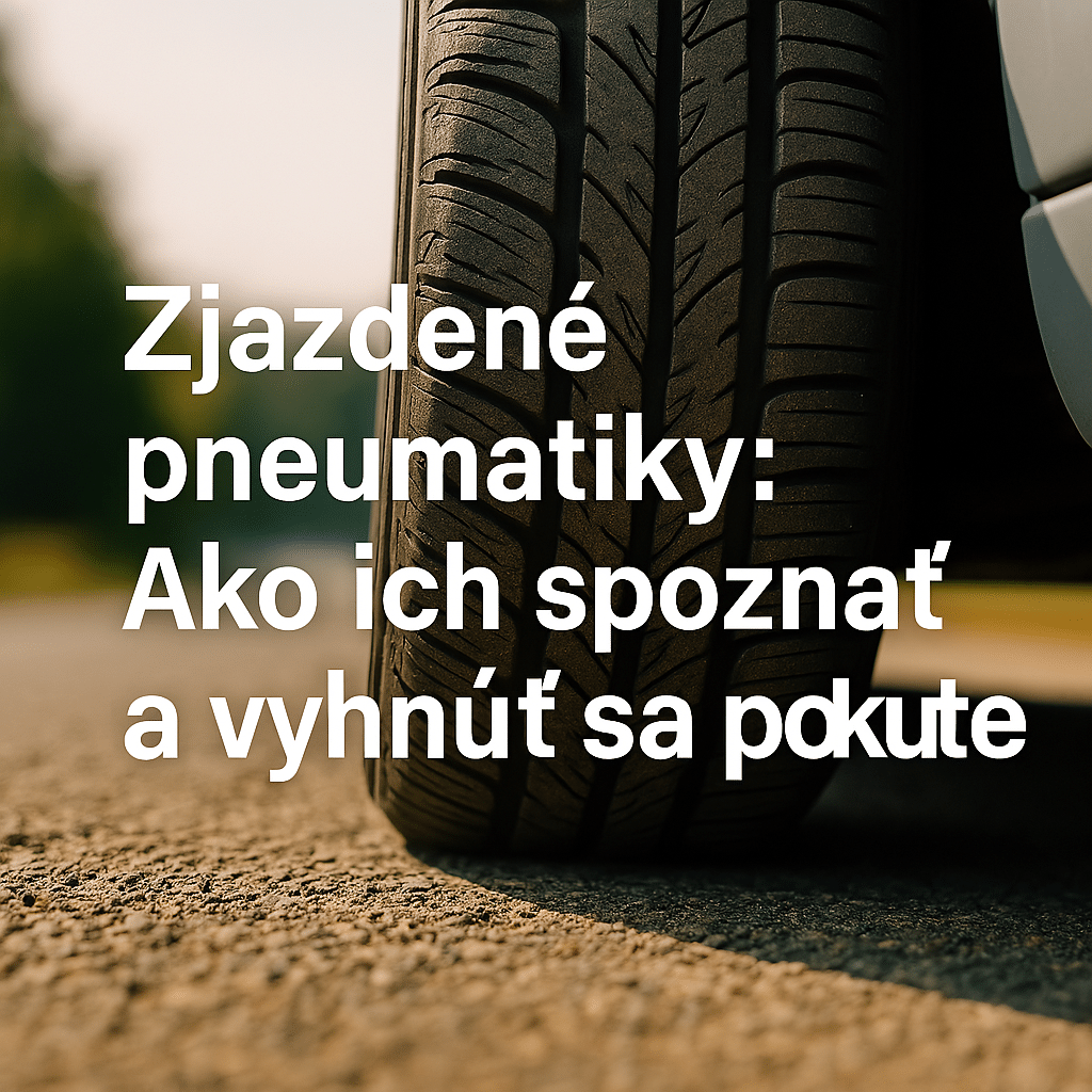 Zjazdené pneumatiky – kontrola hĺbky dezénu pomocou mince ako prevencia pred pokutou a nehodou