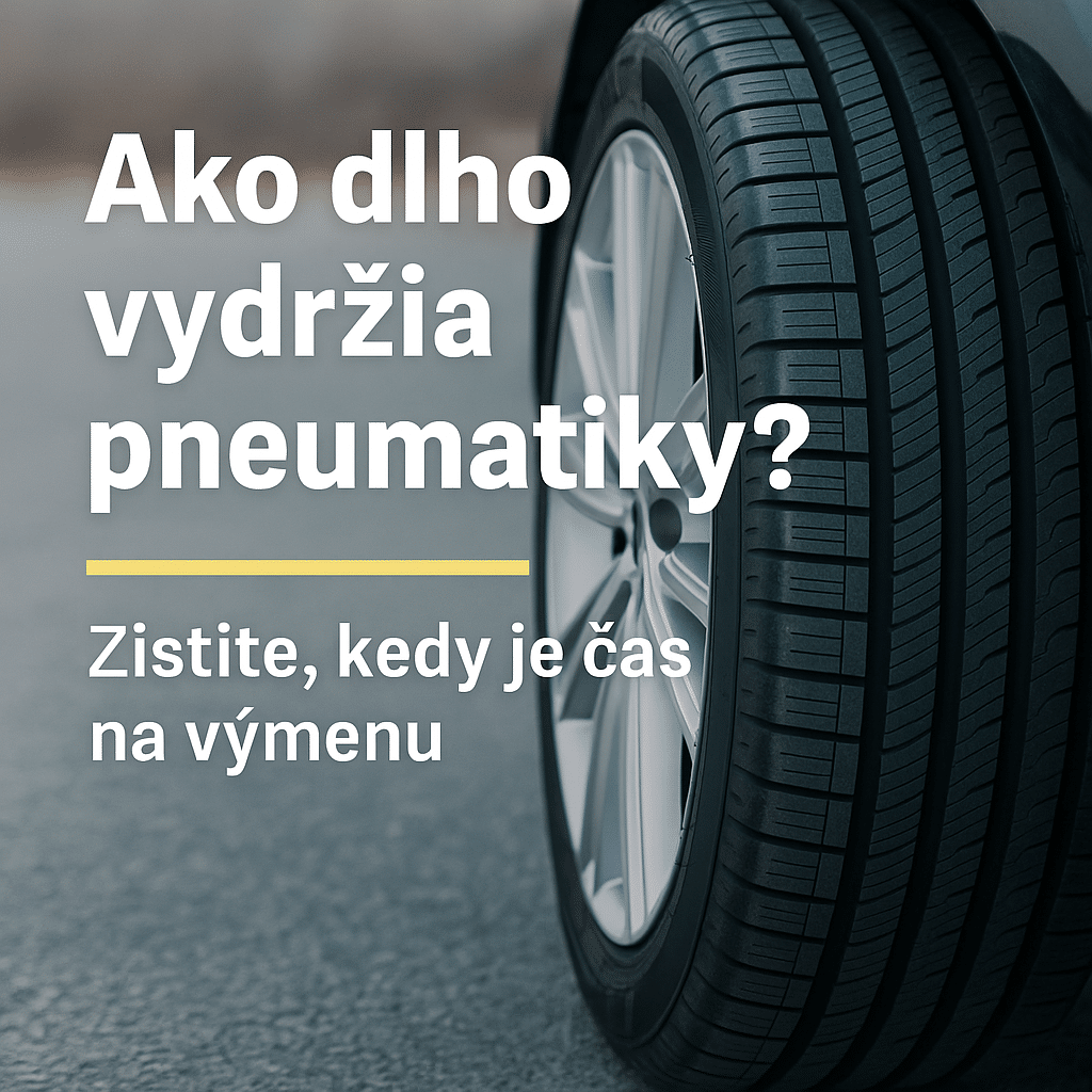 Detailný pohľad na ojazdenú pneumatiku s viditeľne opotrebovaným dezénom – ilustruje tému článku o tom, ako dlho vydržia pneumatiky.